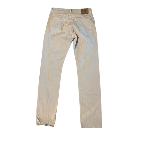 Adriano Goldschmied Beige Khaki Pants Men’s 32x34 The Graduate Tailored Leg Prep - Picture 9 of 13